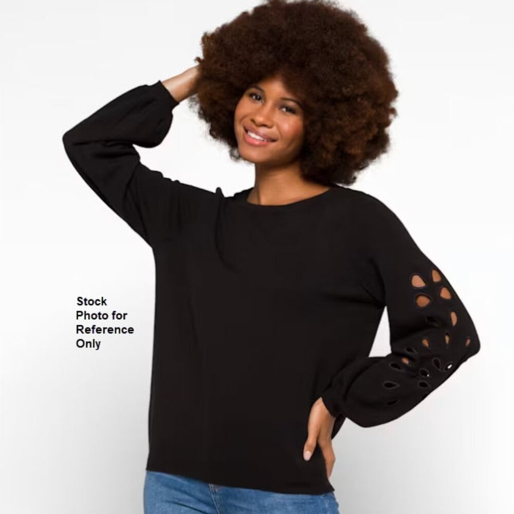 Vero Moda Brandi Balloon Sleeve Cut Out Sweater